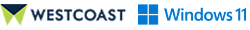 Westcoast and Windows 11 logo
