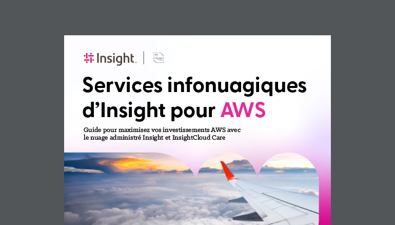 Article Services infonuagiques d’Insight pour AWS Image
