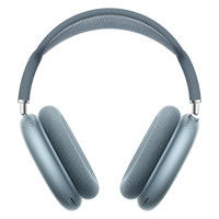 Apple AirPods Max headphones in blue