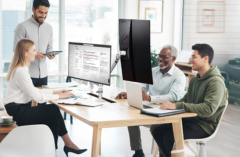 Users working on Siig devices