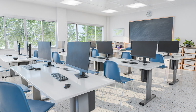 Article Kentucky Department of Education targets cutting teacher certification call backlog by 20% with AI Image