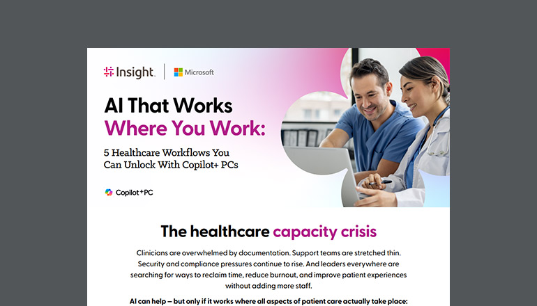 Article AI That Works Where You Work Healthcare Image