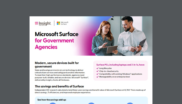 Article Microsoft Surface for Government Agencies Image