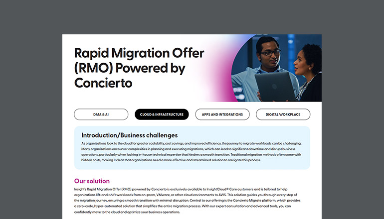 Article Rapid Migration Offer (RMO) Powered by Concierto Image