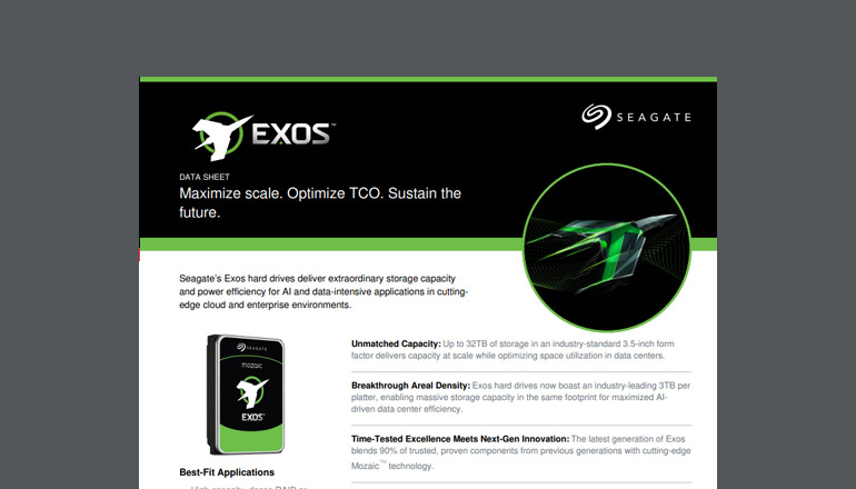 Article Exos: Maximize Scale, Optimize TCO, Sustain the Future  Image