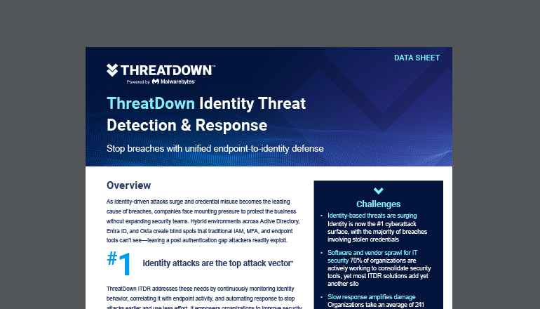 Article ThreatDown Identity Threat Detection & Response Image