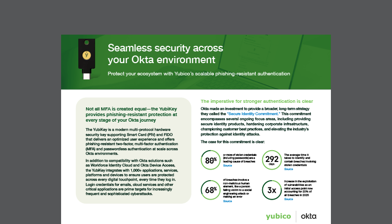 Article Seamless Security Across Your Okta Environment Image