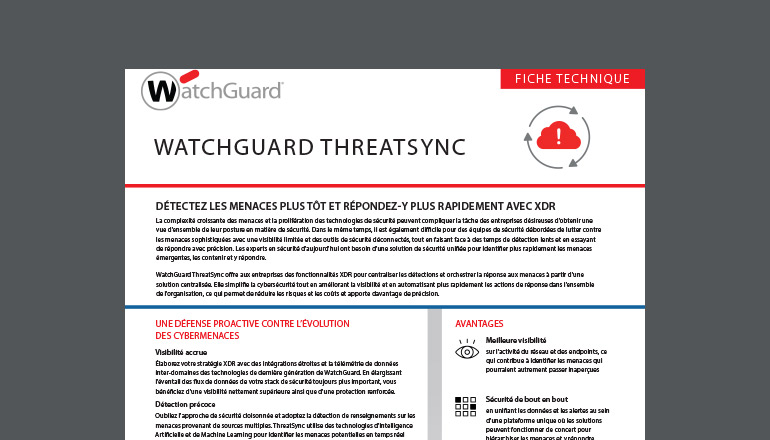 Article WatchGuard ThreatSync Image