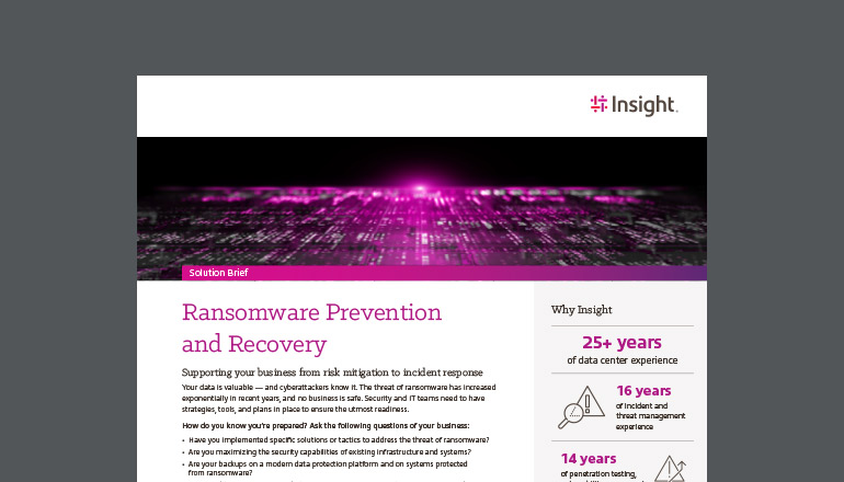 Article Ransomware Prevention and Recovery Image