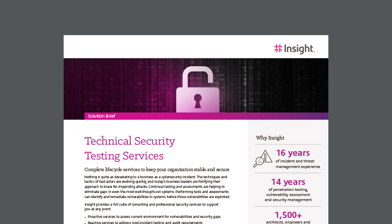 Article Technical Security Testing Services Image