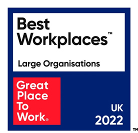 best workplaces large category UK