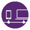 Cisco network connection icon graphic