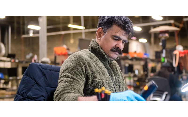 Championing the people - man working at desk