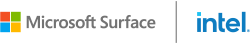 Microsoft Surface Intel logo