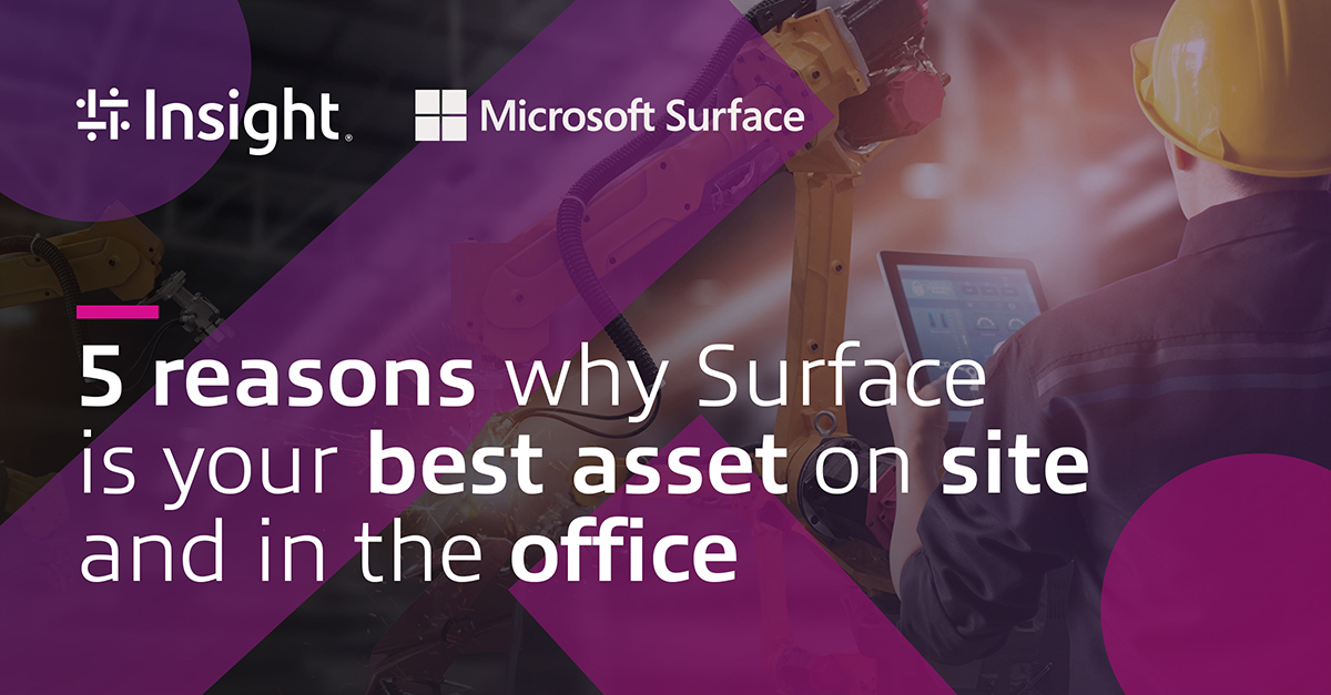 Article 5 reasons why Surface is your best asset on site and in the office Image