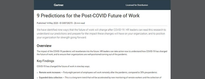 Article 9 Predictions for the Post-COVID Future of Work Image