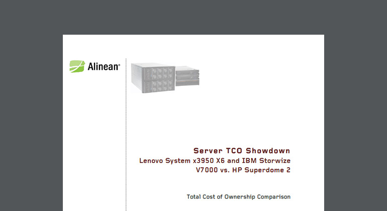 Article Server TCO Showdown: Lenovo and IBM vs. HP Image