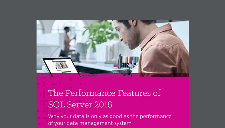 Article The Performance Features of SQL Server 2016  Image