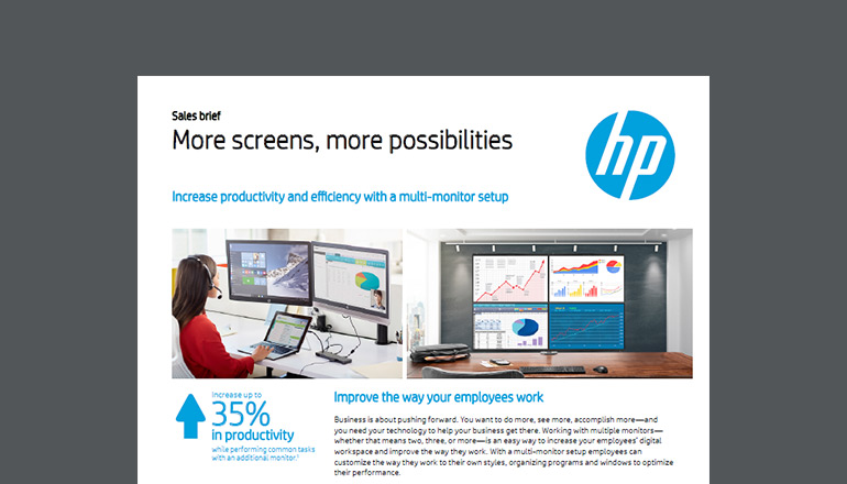 Article HP: More Screens, More Possibilities Image