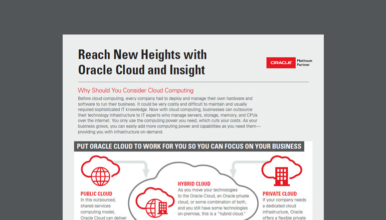 Article Reach New Heights With Oracle Cloud  Image