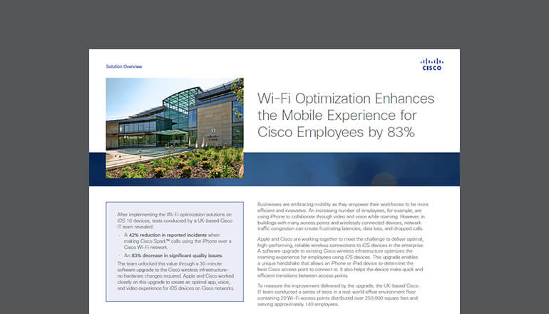 Article Wi-Fi Optimization Enhances Mobile Experience | Insight Image
