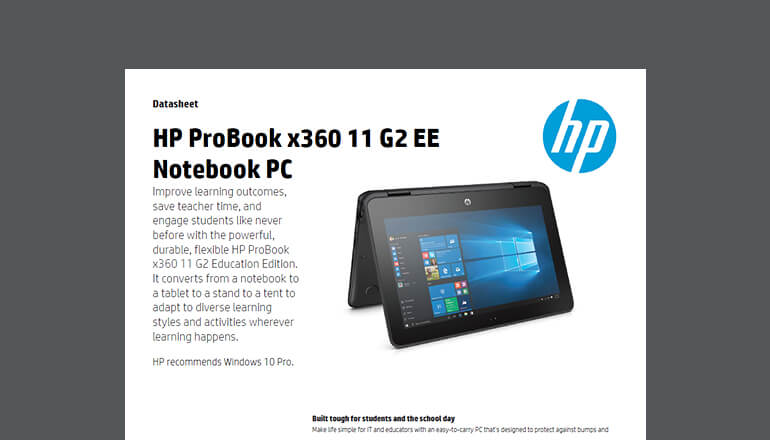 Article HP ProBook x360 11 G2 EE Notebook Image