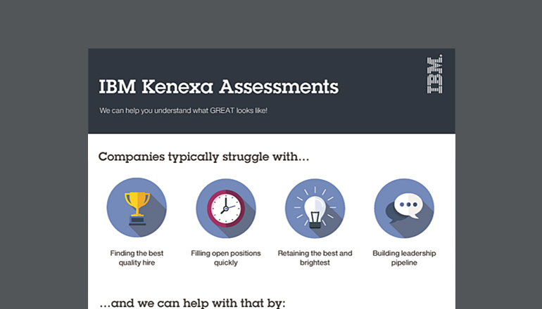 Article IBM Kenexa Assessments Infographic Image