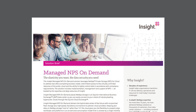 Article Managed NPS On Demand Brief Image