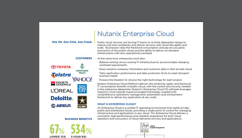 Article Nutanix Enterprise Cloud Image