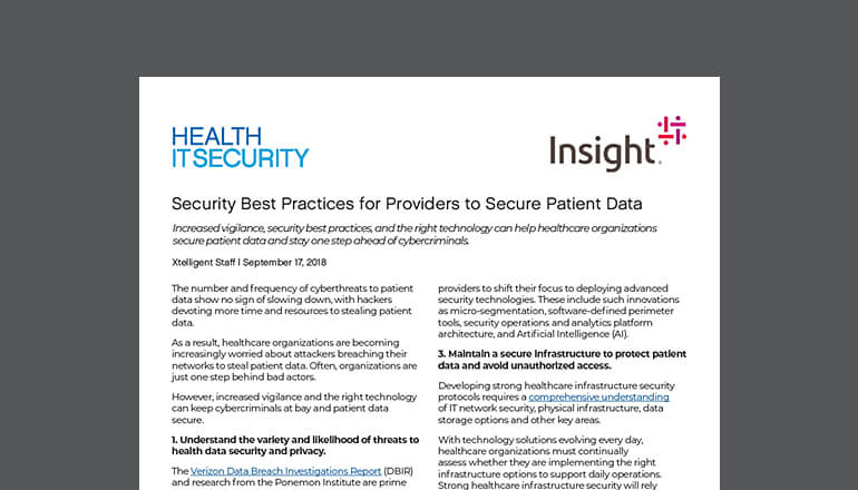 Article Security Best Practices to Secure Patient Data Image