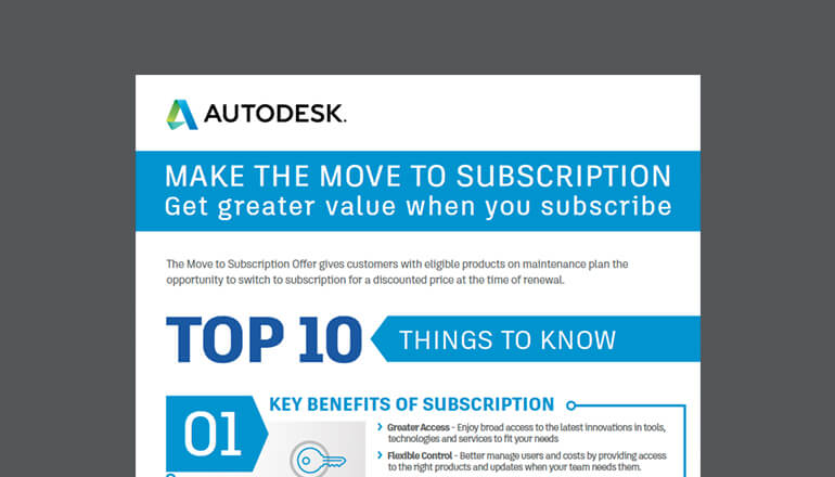 Article Top 10 Things to Know About Subscribing to Autodesk Image