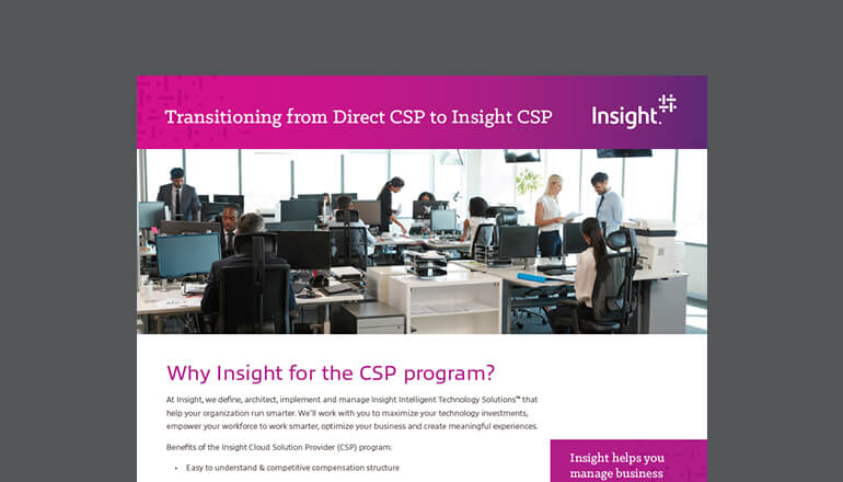 Article Transitioning from Direct CSP to Insight CSP Image