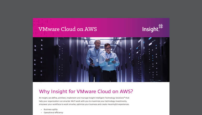 Article VMware Cloud on AWS Datasheet Image