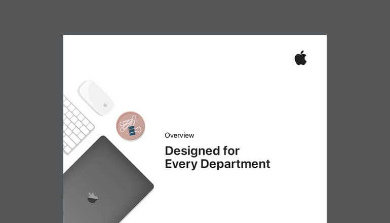 Article Apple Designed for Every Department Overview Image