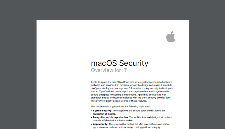 Article Apple macOS Security Overview Image