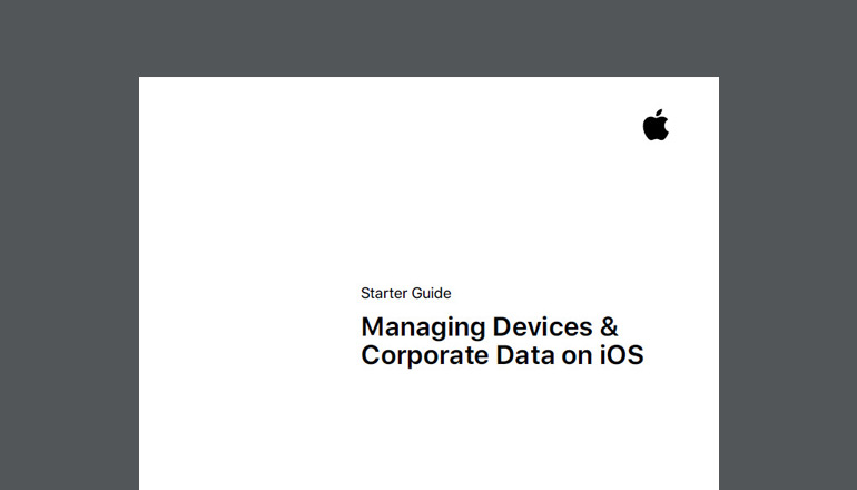 Article Apple Managing Devices & Corporate Data on iOS Starter Guide Image