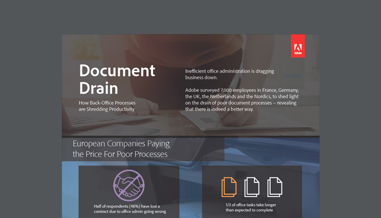 Article Adobe Document Drain Infographic Image