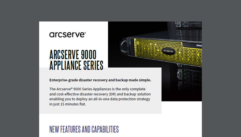 Article Arcserve Appliance 9000 Series Image