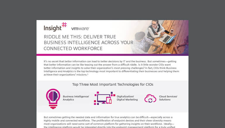Article Deliver True Business Intelligence Across Your Organization Image