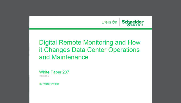 Article Digital Remote Monitoring for Data Center Image