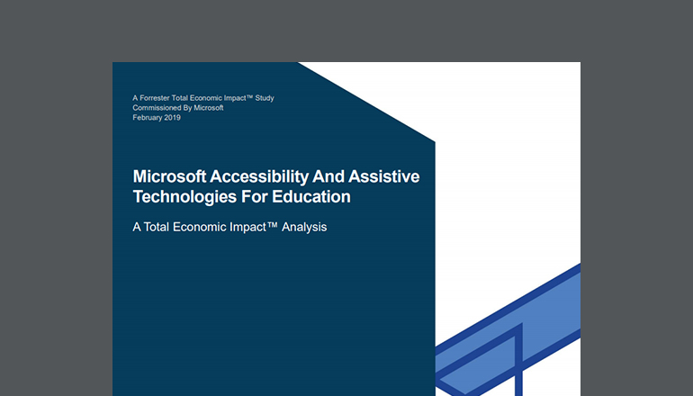 Article Forrester: Microsoft Technologies For Education Image