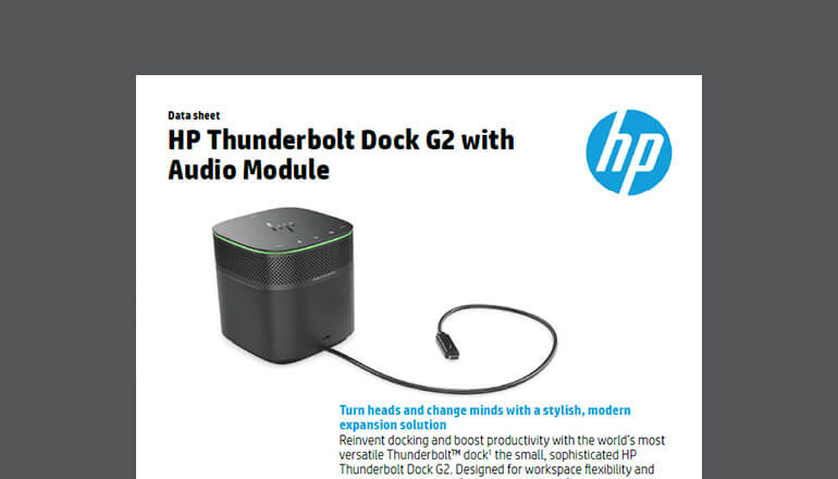 Article HP Thunderbolt Dock G2 Image