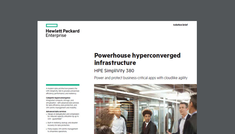 Article Hyperconverged Infrastructure: HPE SimpliVity Image