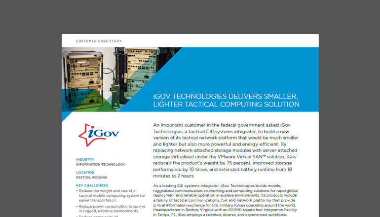 Article iGov Technologies Tactical Computing Solution  Image