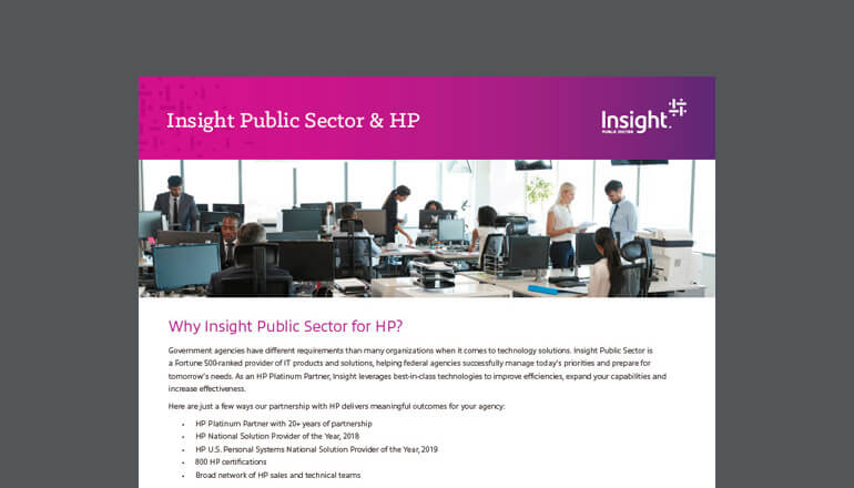Article Insight Public Sector for HP  Image