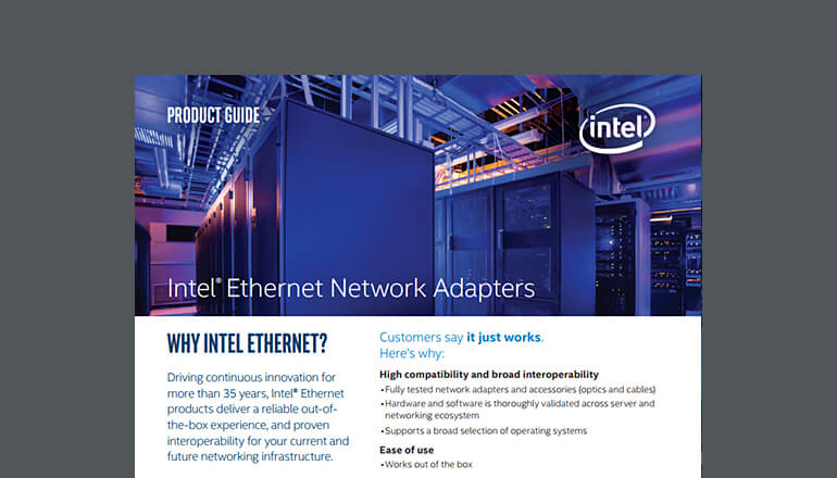 Article Intel Ethernet Network Adapters Image