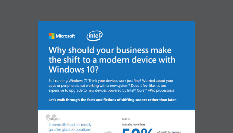Article Why Shift to a Modern Device With Windows 10?  Image
