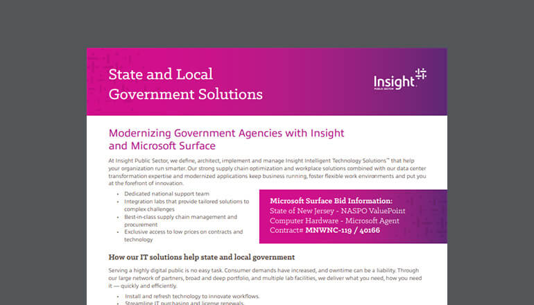 Article Microsoft Surface for Government Agencies Image