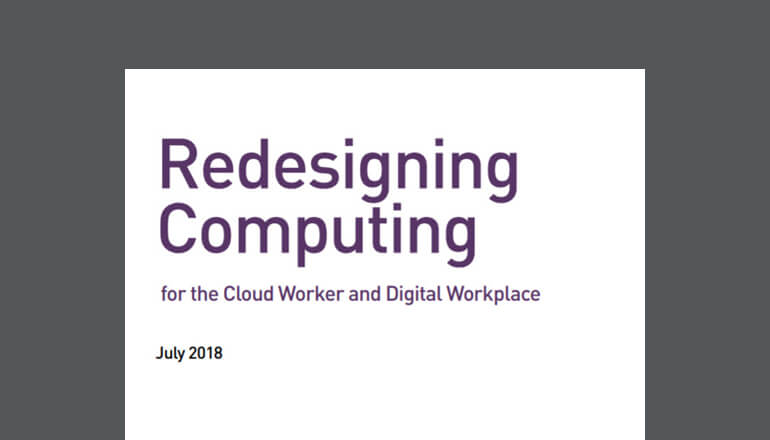 Article Redesigning Computing for the Cloud Worker Image