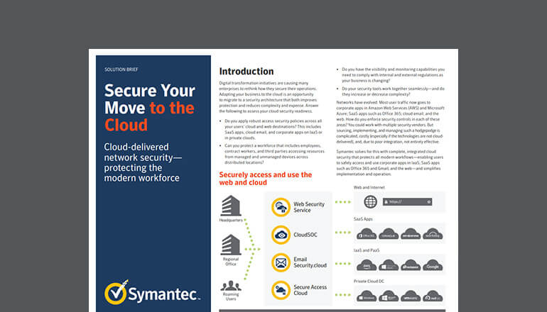 Article Secure Your Move to the Cloud Image